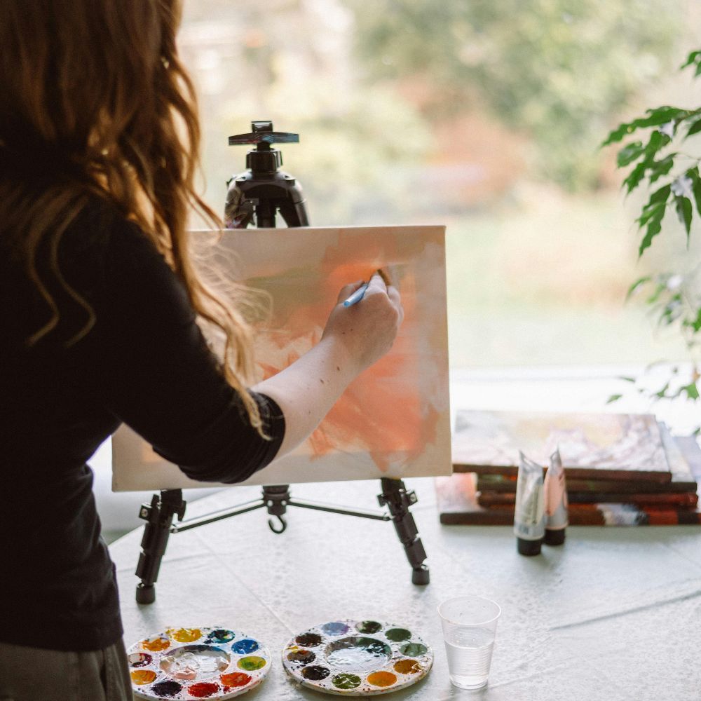 Finding Time for Art as Mom | Photo by Anete Lusina | Creativity and Motherhood | Woodburned